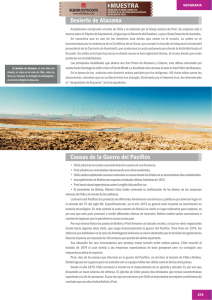 Desierto de Atacama Causas de la Guerra del Pacífico
