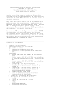 Notas de edición de los archivos DAT de McAfee Copyright (c) 1992