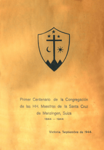 Primer Centenario de la Congregación de las HH. Maestras de Sa