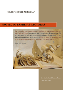 PROYECTO FAMILIAS LECTORAS