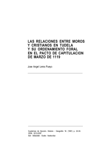Las relaciones entre moros y cristianos en Tudela y su