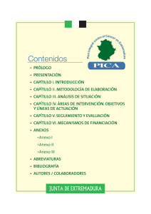 Plan del cáncer en Extremadura 2007 - 2011