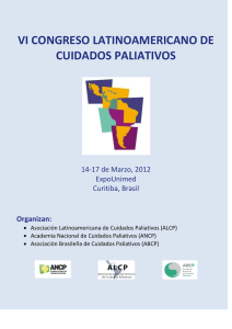 vi congreso latinoamericano de cuidados paliativos