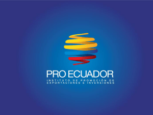 El mercado - Pro Ecuador