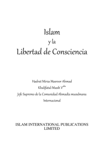 El Islam y la libertad de conciencia