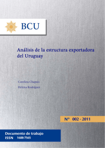 Análisis de la estructura exportadora del Uruguay