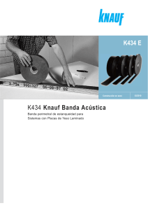 K434 Knauf Banda Acústica K434 E
