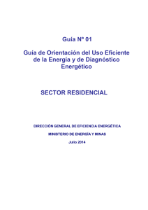 Sector Residencial - Ministerio de Energía y Minas