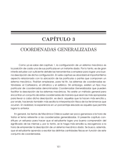 CAPATULO 3 COORDENADAS GENERALIZADAS