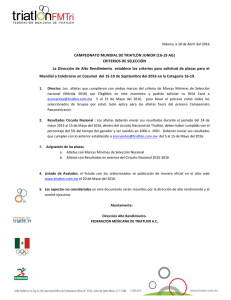 Abrir el documento - Federación Mexicana de Triatlón