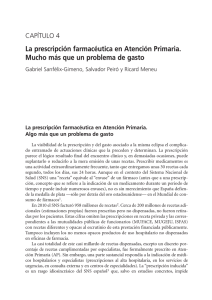 La prescripción farmacéutica en Atención Primaria. Mucho más que