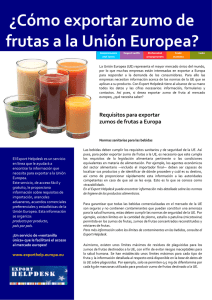 Factsheet fruit juice ES