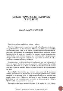 rasgos humanos de raimundo de los reyes