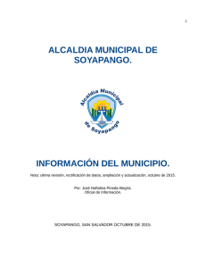 Información del Municipio de Soyapango