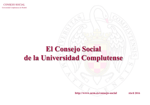 Datos y competencias - Universidad Complutense de Madrid