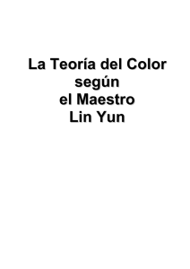 La Teoría del Color según el Maestro Lin Yun