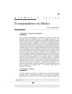 El neopopulismo en México - Instituto Electoral del Estado de México