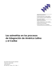 Las asimetrías en los procesos de integración de América Latina y