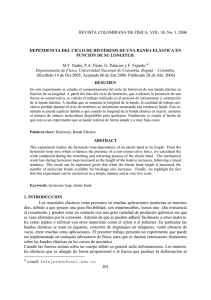 REVISTA COLOMBIANA DE FÍSICA, VOL. 38, No. 1, 2006 201