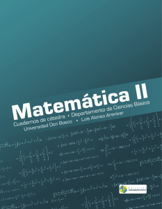 Matemática II - Universidad Don Bosco