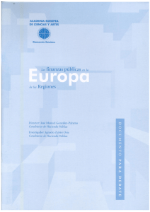 Las finanzas publicas en la Europa de las Regiones