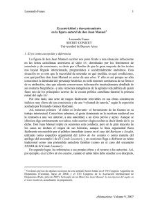 Leonardo Funes eHumanista: Volume 9, 2007 1 Excentricidad y