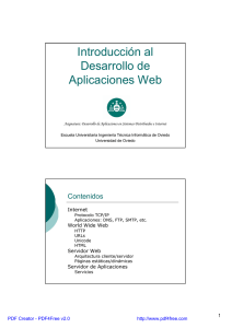 Introducción a la Web. - Universidad de Oviedo