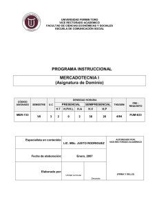 AD. Mercadotecnia I ( 2007)