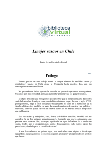 Linajes vascos en Chile - Biblioteca Virtual Universal