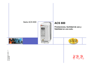 ACS800-02 Construcción