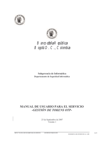 Manual de uso - Banco de la República