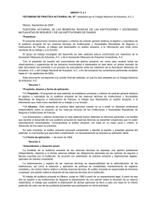 ANEXO 11.3.1 - Comisión Nacional de Seguros y Fianzas
