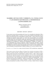 HAmbRE, REVoLuCIóN y dERRoTA: EL Cinema novo y LoS