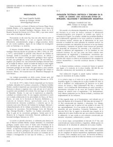 GEOS, Vol. 24, No. 2. Geología de México: En memoria del M. en C