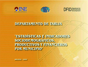 Departamento de Tarija: Estadísticas e Indicadores