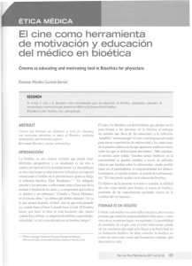 El cine como herramienta de motivación y educación del médico en