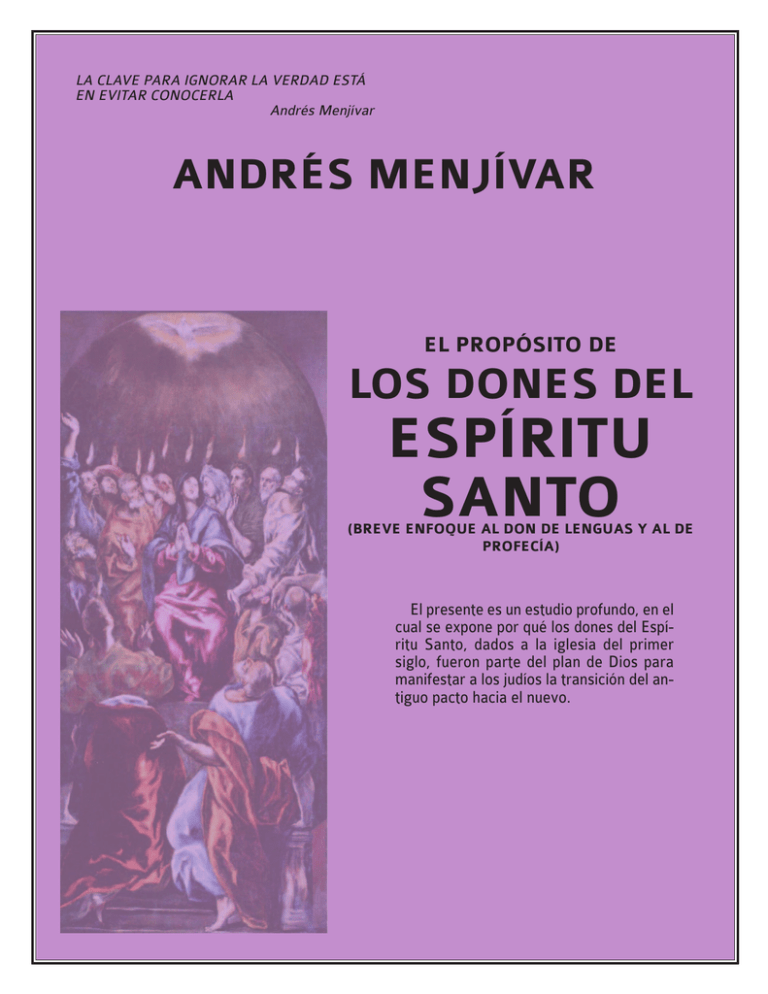 Los Dones Del Espíritu Santo