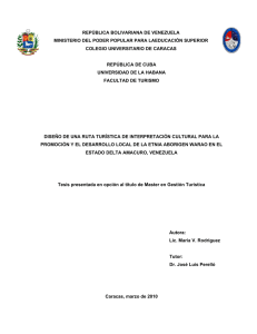 república bolivariana de venezuela ministerio del