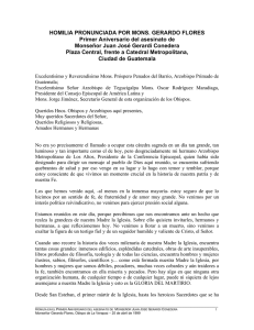 25 de abril de 1999 - Conferencia Episcopal de Guatemala