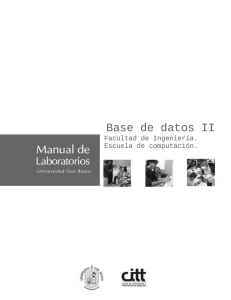 Base de datos II - Universidad Don Bosco