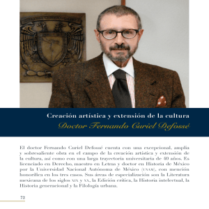 Doctor Fernando Curiel Defossé - Dgapa