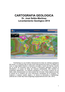 El mapa geológico - Levantamiento Geológico