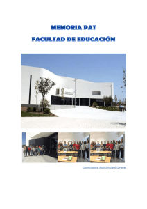 Facultad de Educación - Universidad de Alicante