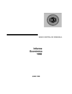 Informe Económico 1998 - Banco Central de Venezuela