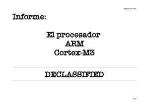 El procesador ARM Cortex-M3 DECLASSIFIED