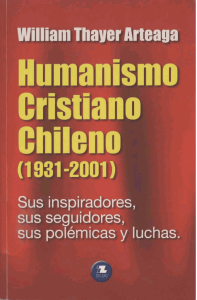 Humanismo cristiano chileno : (1931-2001)