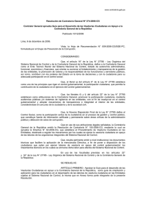 Resolución de Contraloría General Nº 374-2006