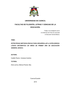 universidad de cuenca. facultad de filosofía, letras y ciencias de la