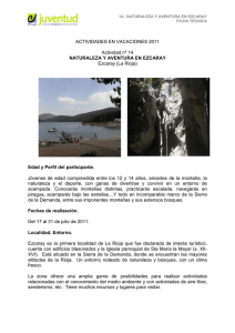 14 Naturaleza y Aventura en Ezcaray, 17-31 julio, 12