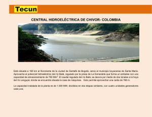 central hidroeléctrica de chivor- colombia